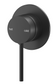 Mica Black Shower Mixer - TRIM KIT
