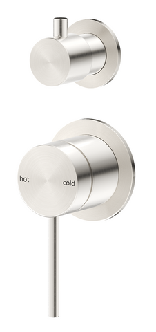 Mica Brushed Nickel Shower Mixer Diverter - 2P - TRIM KIT