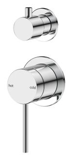 Mica Chrome Shower Mixer Diverter - 2P - TRIM KIT