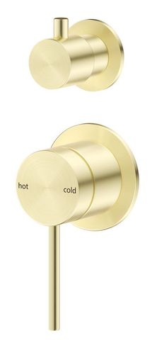 Mica French Gold Shower Mixer Diverter - 2P - TRIM KIT