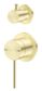 Mica French Gold Shower Mixer Diverter - 2P - TRIM KIT