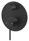 Mica Black Shower Mixer Diverter - 1P - TRIM KIT