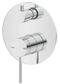 Mica Chrome Shower Mixer Diverter - 1P - TRIM KIT