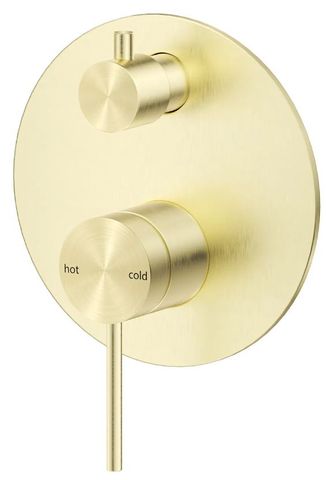 Mica French Gold Shower Mixer Diverter - 1P - TRIM KIT