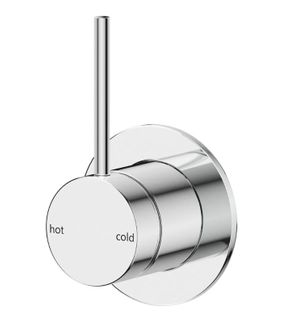 Mica Chrome Shower Mixer - Upwards Handle - TRIM KIT