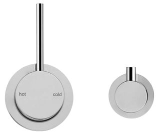 Mica Chrome Shower Mixer Diverter - UPSW- TRIM KIT