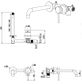 Mica Dusk Bronze Wall-Spout Combo - 2P - TRIM KIT