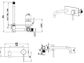 Mica Dusk Bronze Wall-Spout Combo - 1P - TRIM KIT