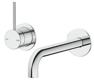 Mica Chrome Wall-Spout Combo - UP - TRIM KIT