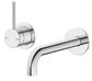 Mica Chrome Wall-Spout Combo - UP - TRIM KIT