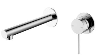 Mica Chrome Wall Straight Spout Combo - 2P - TRIM KIT