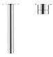 Mica Chrome Wall Straight Spout Combo - 2P - TRIM KIT