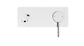Mica Chrome Wall Straight Spout Combo - 1P - TRIM KIT