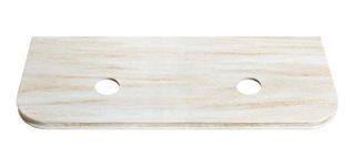 Bondi English Edge 1500x460x50 Sand Dune Top Double Wast Hole