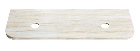 Bondi English Edge 1800x460x50 Sand Dune Top Double Waste Hole