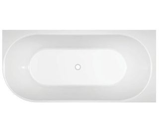 Adore 1500 x 745 Matte White Right hand corner bath (INC MATTE WHITE O/F OUTLET)