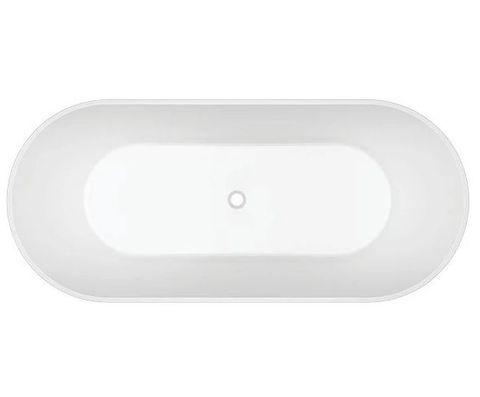 Adore 1500 x 745 Gloss Free-standing bath (INC WHITE OVERFLOW OUTLET)