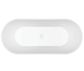 Adore 1500 x 745 Matte White Free-standing bath (INC MATTE WHITE O/F OUTLET)