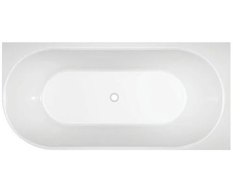 Adore 1700 x 745 Gloss Right hand corner bath (INC WHITE OVERFLOW OUTLET)