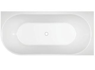 Adore 1700 x 745 Matte White Right hand corner bath (INC MATTE WHITE O/F OUTLET)