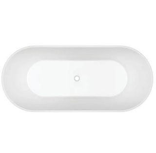Adore 1700 x 745 Matte White Free-standing bath (INC MATTE WHITE O/F OUTLET)