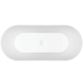Adore 1700 x 745 Matte White Free-standing bath (INC MATTE WHITE O/F OUTLET)