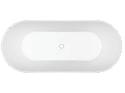 Adore 1800 x 800 Gloss Free-standing bath (INC WHITE OVERFLOW OUTLET)