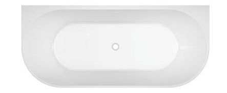 ECO 1500 x 730 Back to Wall Free standing bath (NON OVERFLOW)