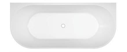 ECO 1700 x 750 Back to Wall Free standing bath (NON OVERFLOW)