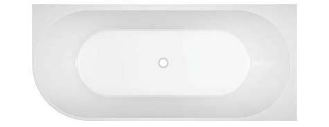 ECO 1400 X 700 Right hand Corner Freestanding bath (NON OVERFLOW)