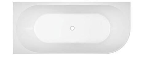ECO 1500 X 730 Left hand Corner Freestanding bath (NON OVERFLOW)