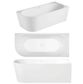 ECO 1500 X 730 Right hand Corner Freestanding bath (INC WHITE OVERFLOW OUTLET)
