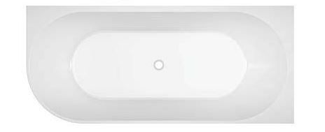 ECO 1500 X 730 Right hand Corner Freestanding bath  (NON OVERFLOW)