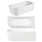 ECO 1700 X 750 Right hand Corner Freestanding bath (INC WHITE OVERFLOW OUTLET)