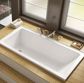 Louve 1800 x 800 bath white