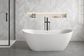 LUKA 1500 X 730 Free standing bath (INC WHITE OVERFLOW OUTLET)