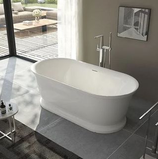 Oasis 1700 x 800 Freestanding bath (INCLUDES WHITE OVERFLOW WASTE OUTLET)