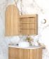 LED Archie 900(H)x600(W) Woodland Oak Shaving Cabinet - Premium Edition
