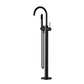 Star Mini Freestanding Bath Mixer With Handshower Electroplated Matt Black
