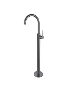 Star Gun Metal Freestanding Bath Mixer/Spout