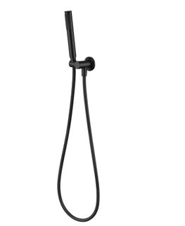 Star Matte Black Handshower on Bracket