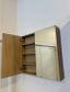 600 Pencil Edge Natural Oak Laminate Mirror Cabinet (720 Height)