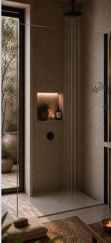 Frameless 1400x2090x10mm Tempered Glass Panel (No holes or cut outs)