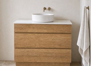 Zara 900 Vanity  Natural Oak