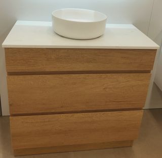 Zara 900 Vanity  Natural Oak