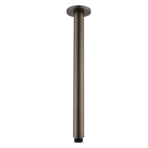 Star Electroplated Antique Brass Ceiling Dropper 300mm