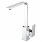 Chao Square Chrome Gooseneck Sink Mixer