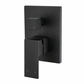 Chao Square Matt Black Shower Mixer with Diverter