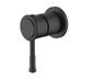 Montpellier Matt Black Small Backplate Shower Mixer Trim Kits Only
