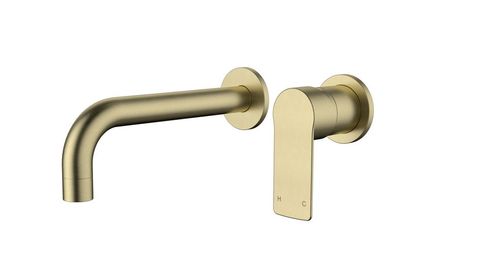Nova Wall Combination Dipped Spout Pvd Brushed Bronze